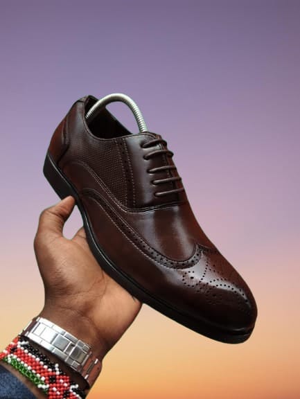 Laced leather official